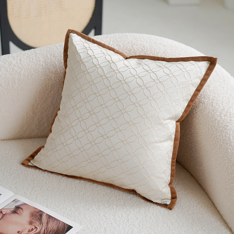 Decorative Embroidered Throw Pillow for Home Decor