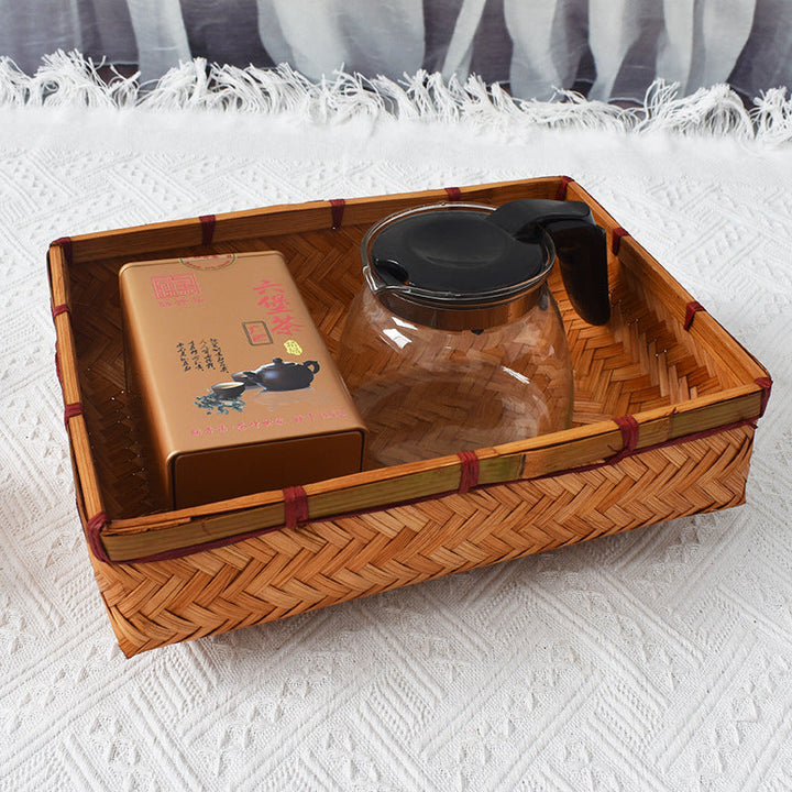 Handcrafted Woven Storage Tray