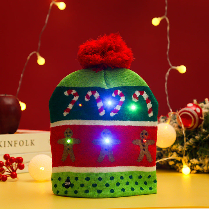 Funny Christmas hat with LED lights