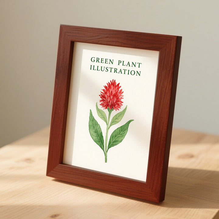 Framed Botanical Illustration Art