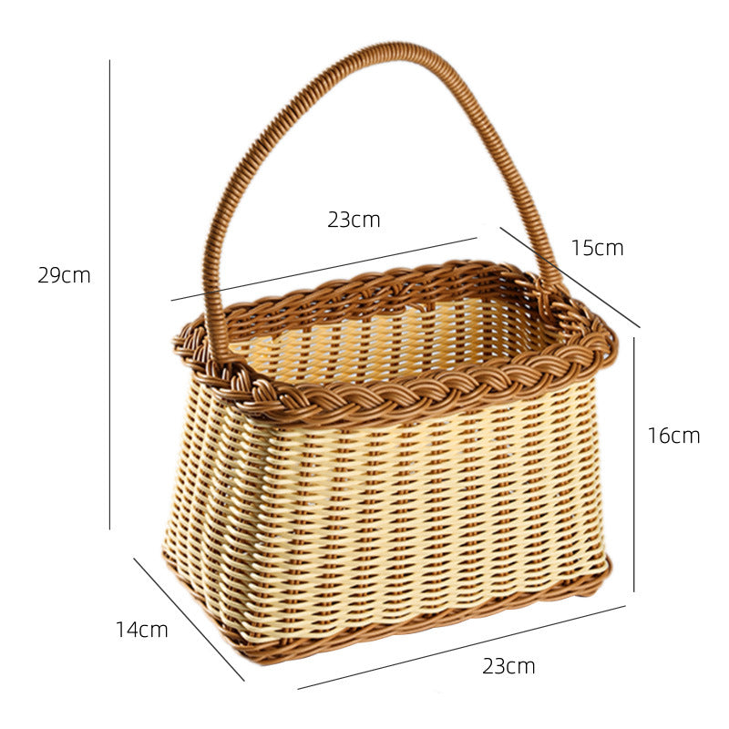 Handcrafted Willow Picnic Basket