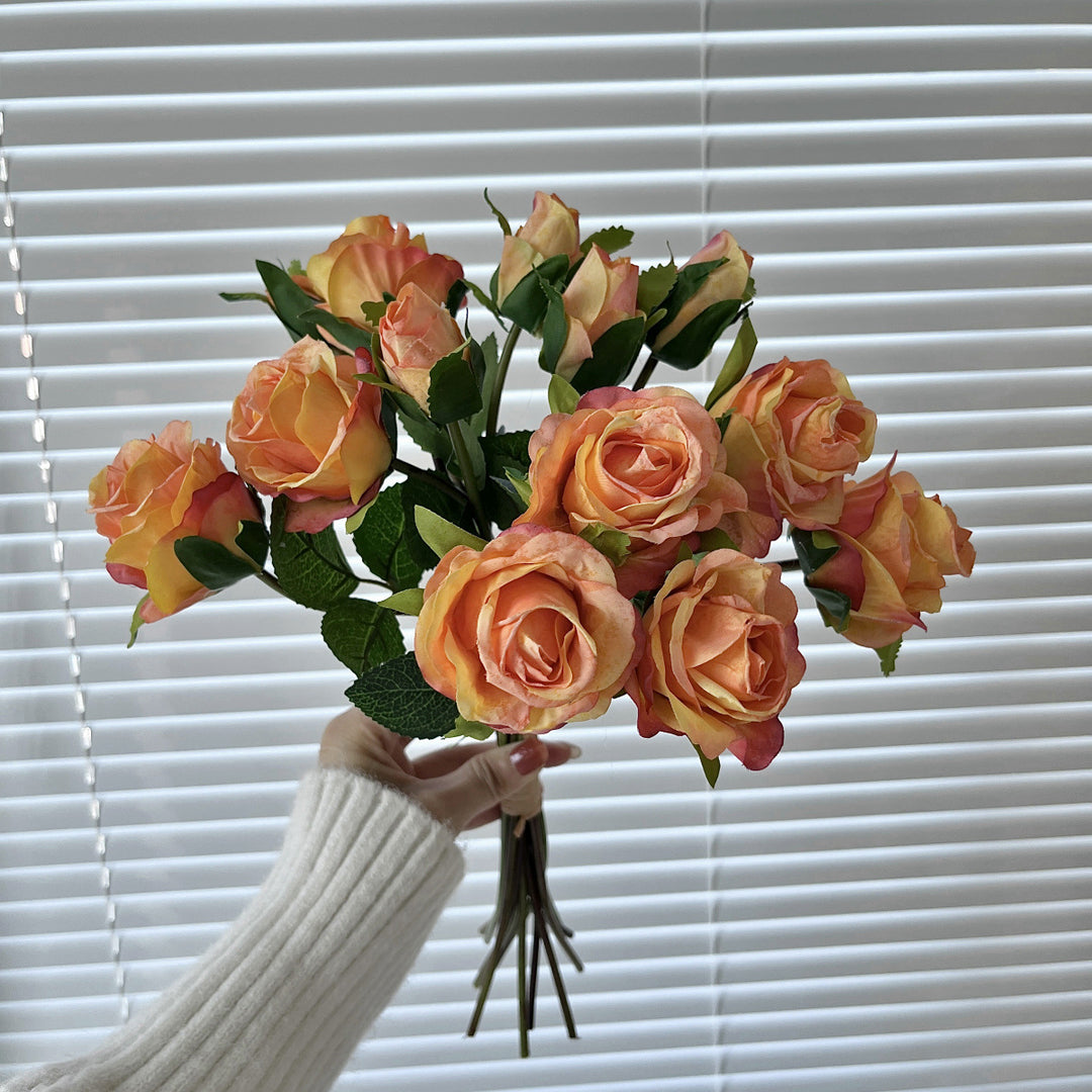 Lifelike Artificial Rose Bouquet