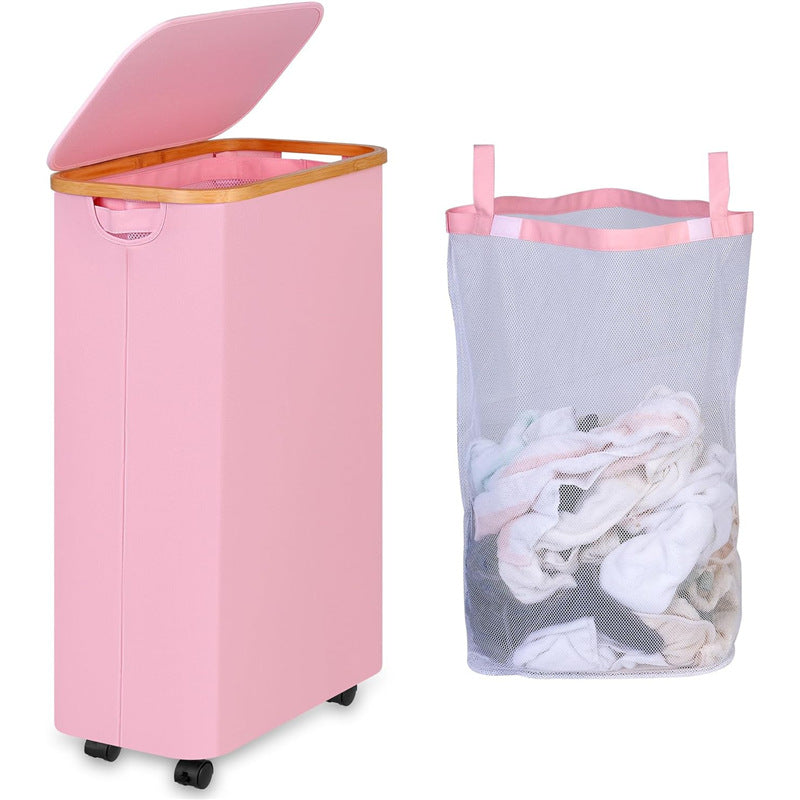 High-quality laundry container with removable inner bag