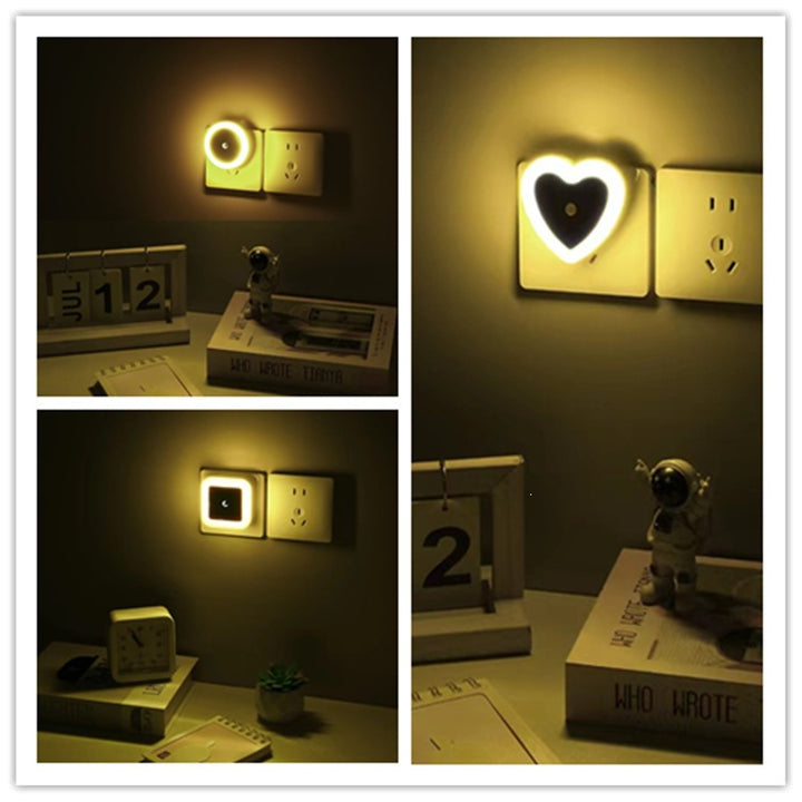 LED Heart-Shaped Night Light