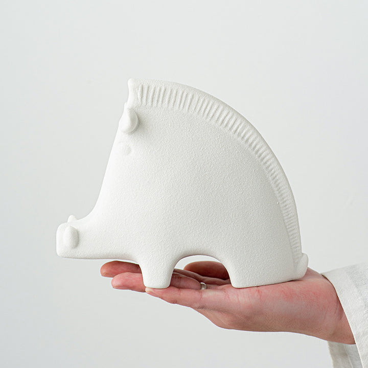 Decorative ceramic shelf