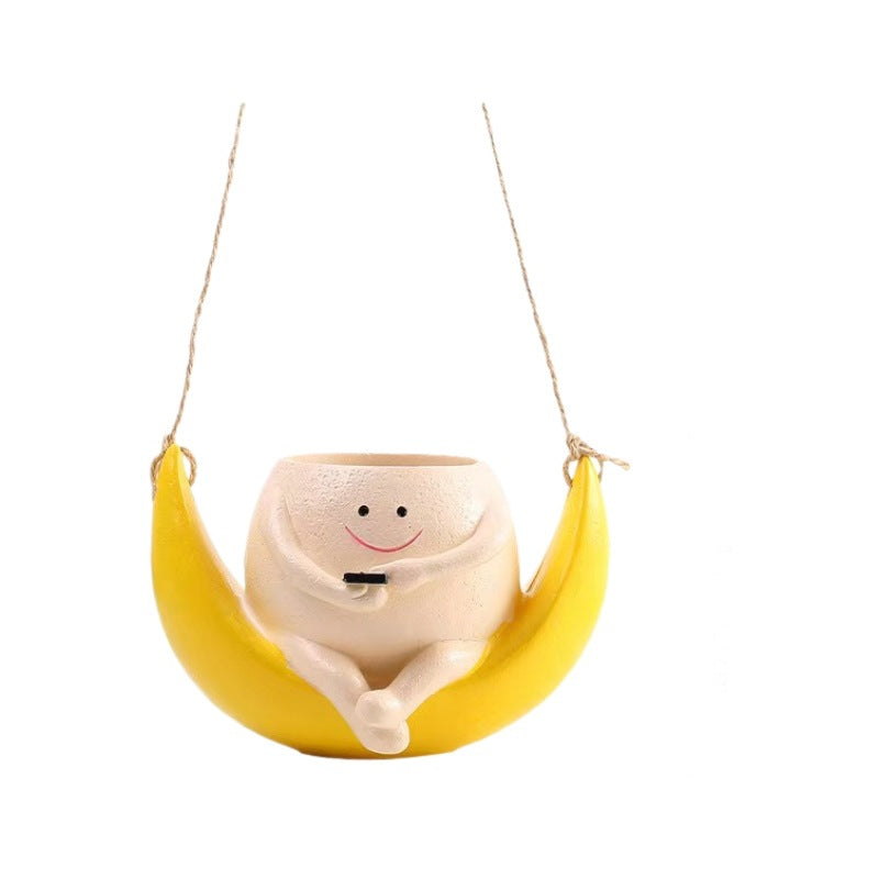 Whimsical Banana Planter