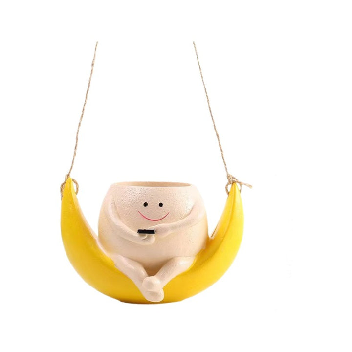 Whimsical Banana Planter