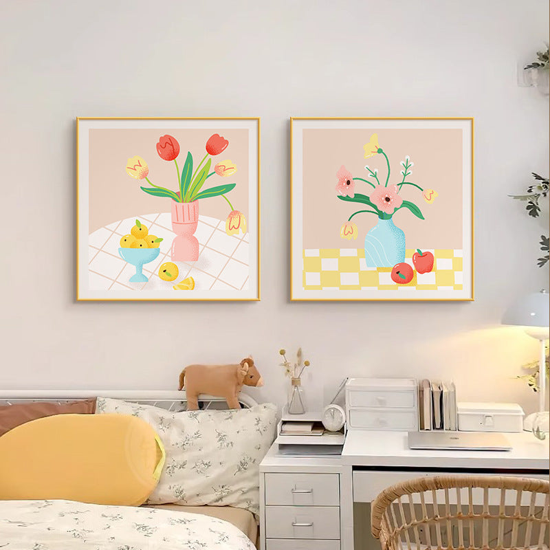Decorative Framed Floral Still Life Art Print