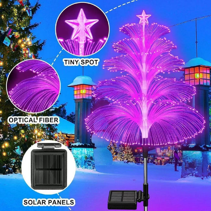 Solar Fiber Optic Butterfly Garden Stake Light