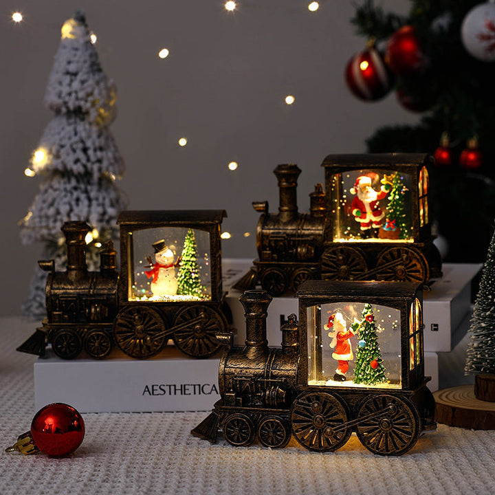 Decorative Snowball Locomotive