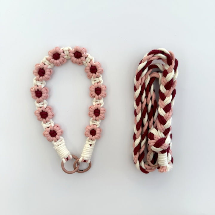 Macrame Dog Leash Holder