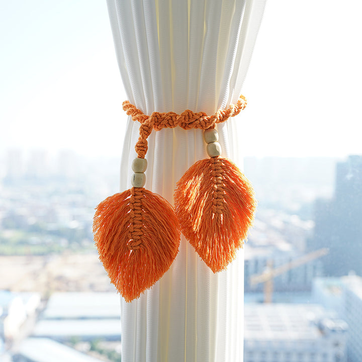 Decorative Macrame Leaf Wall Hanger