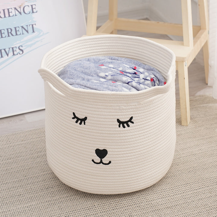 Tier motif storage basket