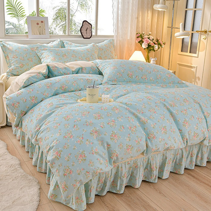 Floral Design Comforter Set
