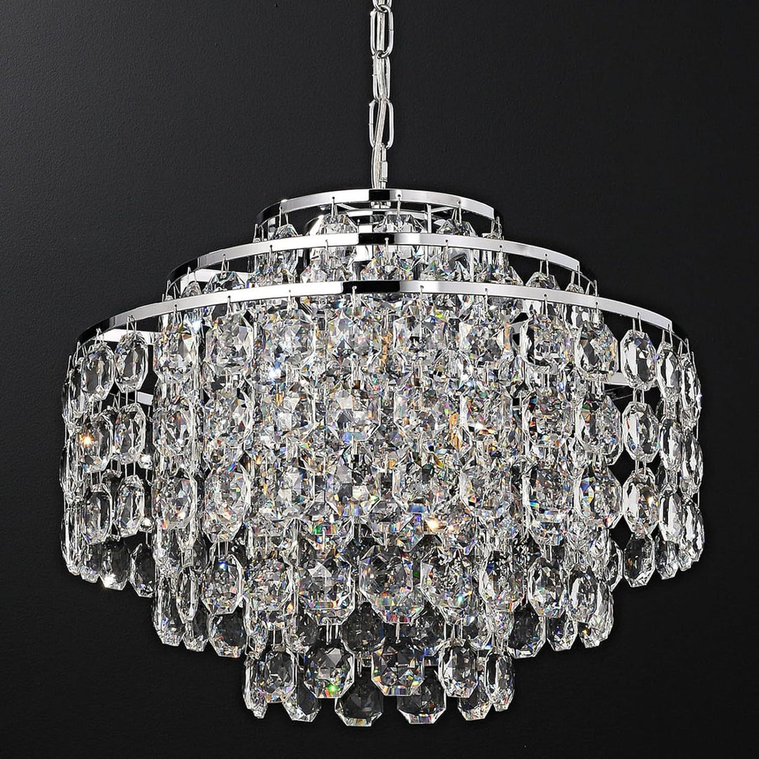Crystal ceiling pendant light