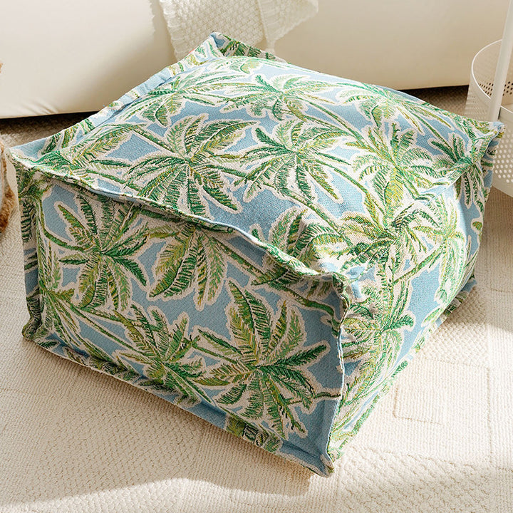 Cozy Textured Floor Pouf