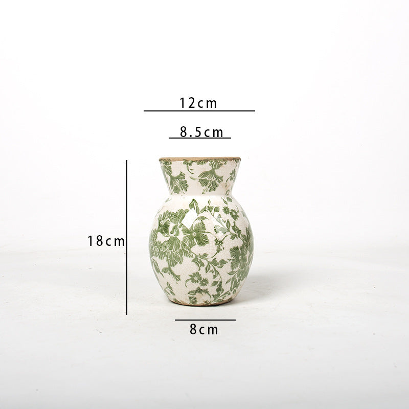 Floral Ceramic Vase