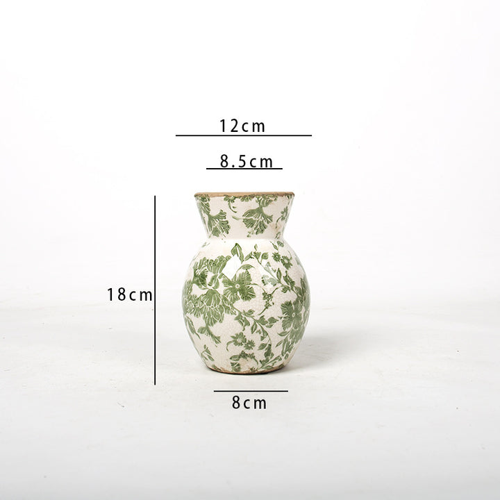 Floral Ceramic Vase