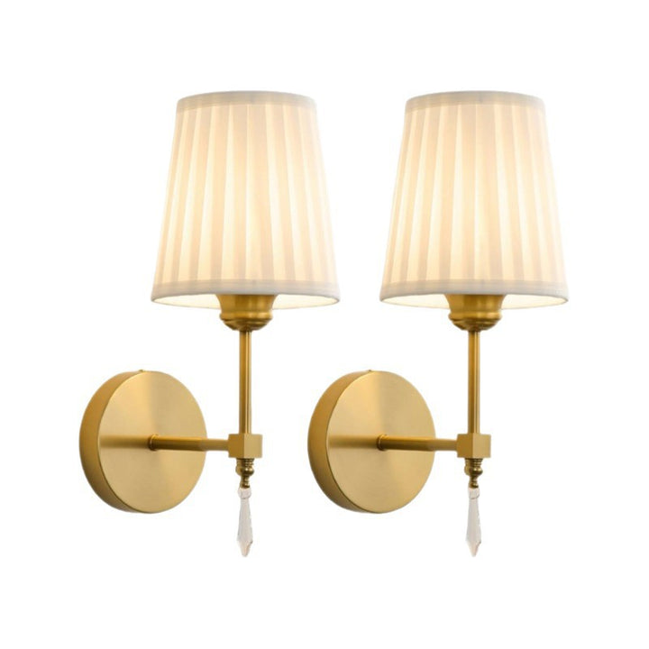 Stylish double swing wall lamp