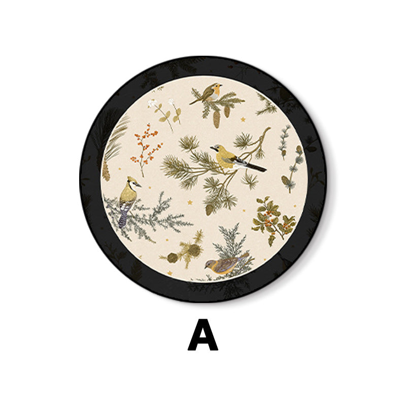 Decorative Bird-Themed Wall Plate