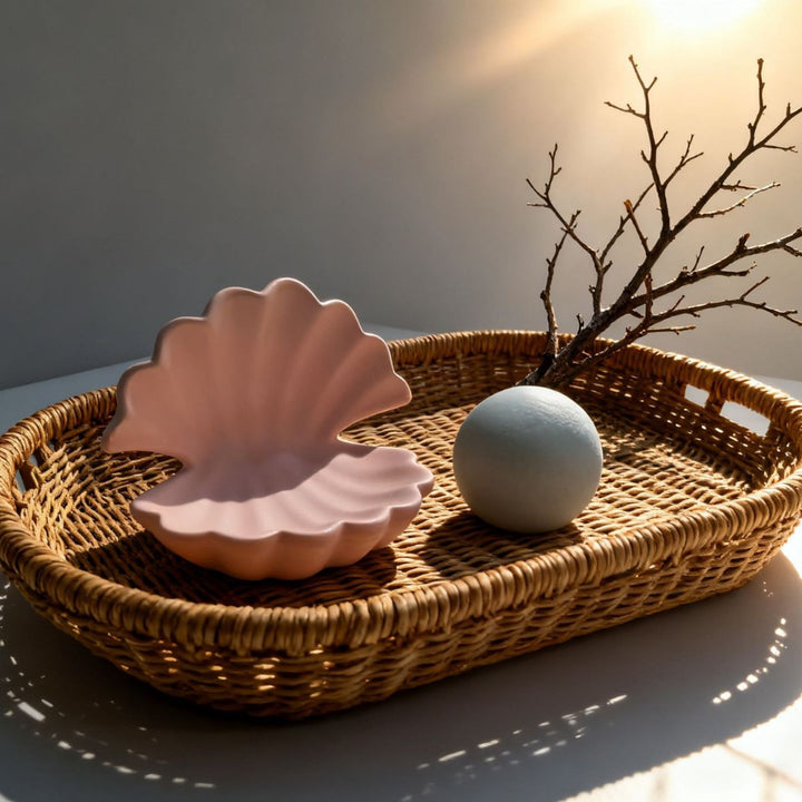 Elegant Shell-Shaped Dish