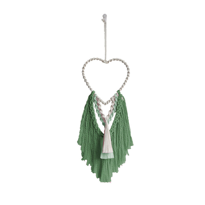 Decorative Macrame Wall Hanging with Heart Design
