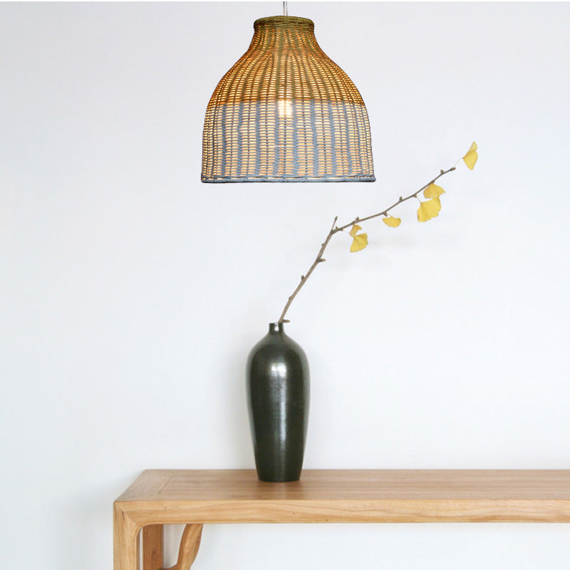Woven Pendant Light Fixture