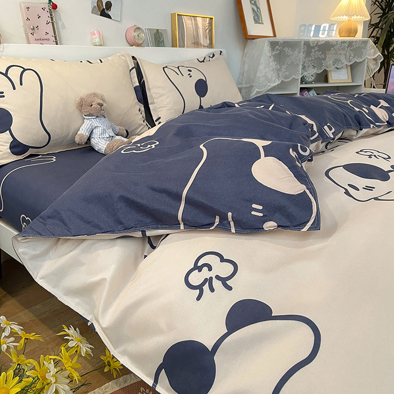 Fun Cartoon-Themed Duvet Cover Set