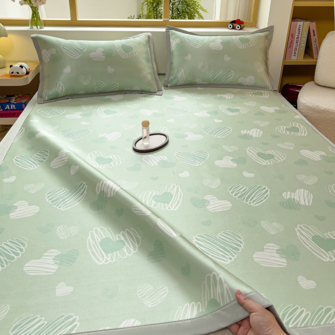 Geometric Print Soft Cotton Bedspread