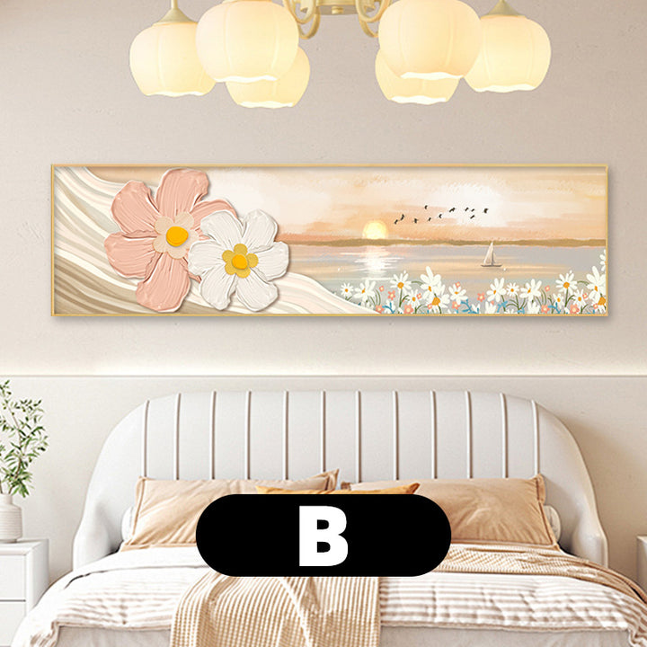 Elegant Feather-Inspired Canvas Wall Art