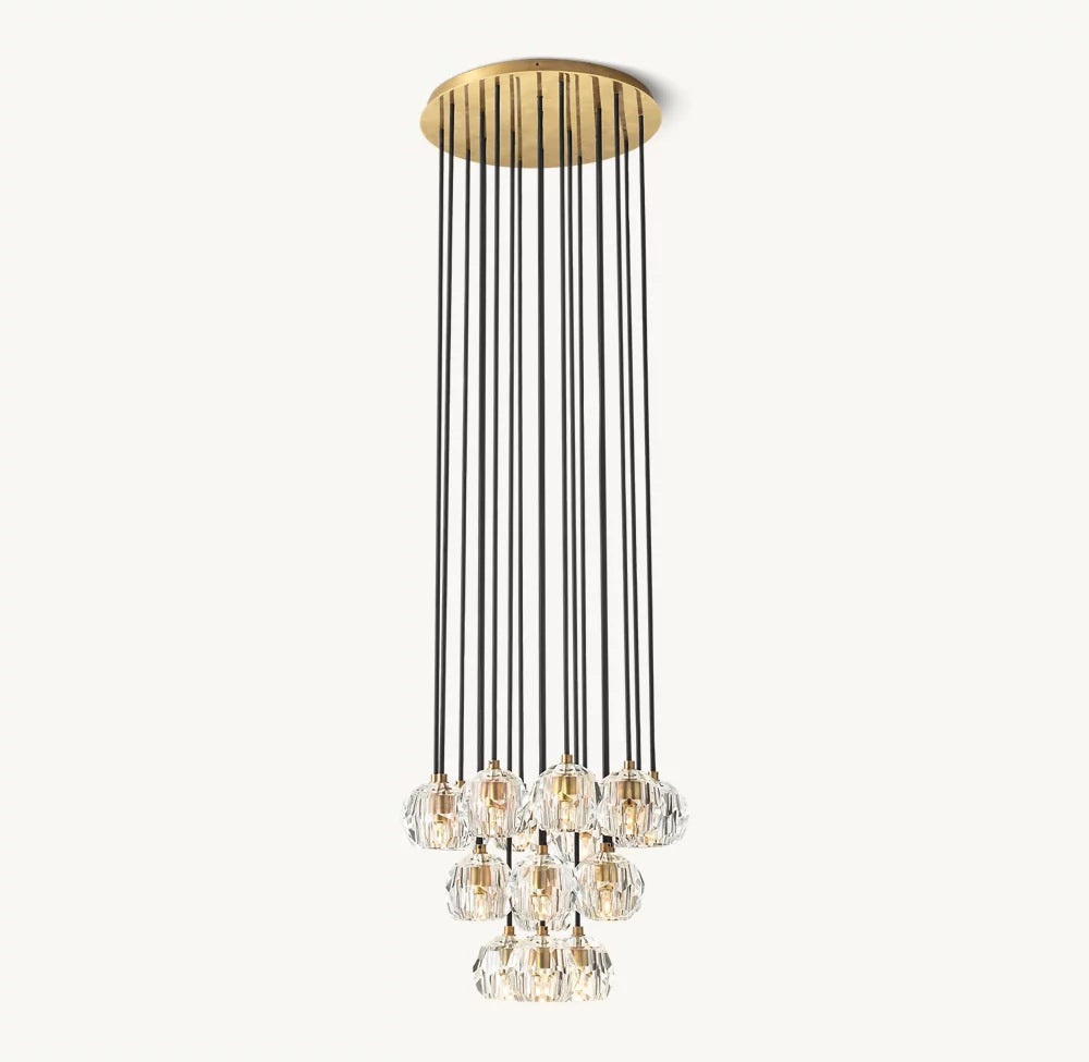 Crystal pendant lamp