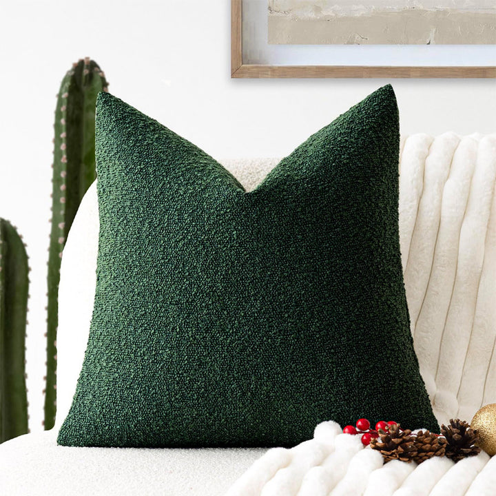 Textured Boucle Decorative Cushion