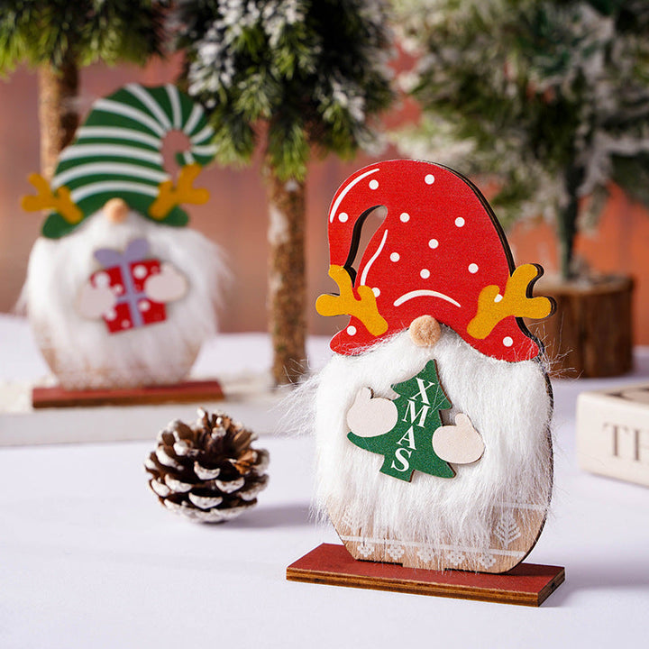 Santa Claus decorative figure in rustic design