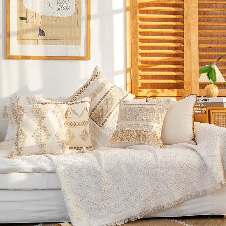 Textured Artisan Throw Pillow