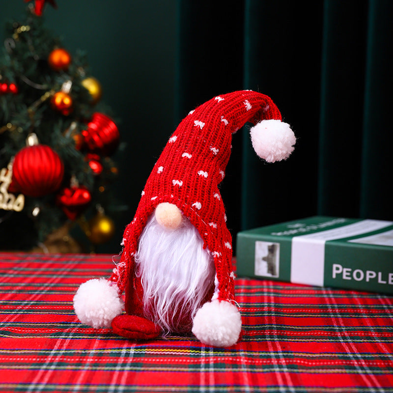 Decorative Christmas gnome figure