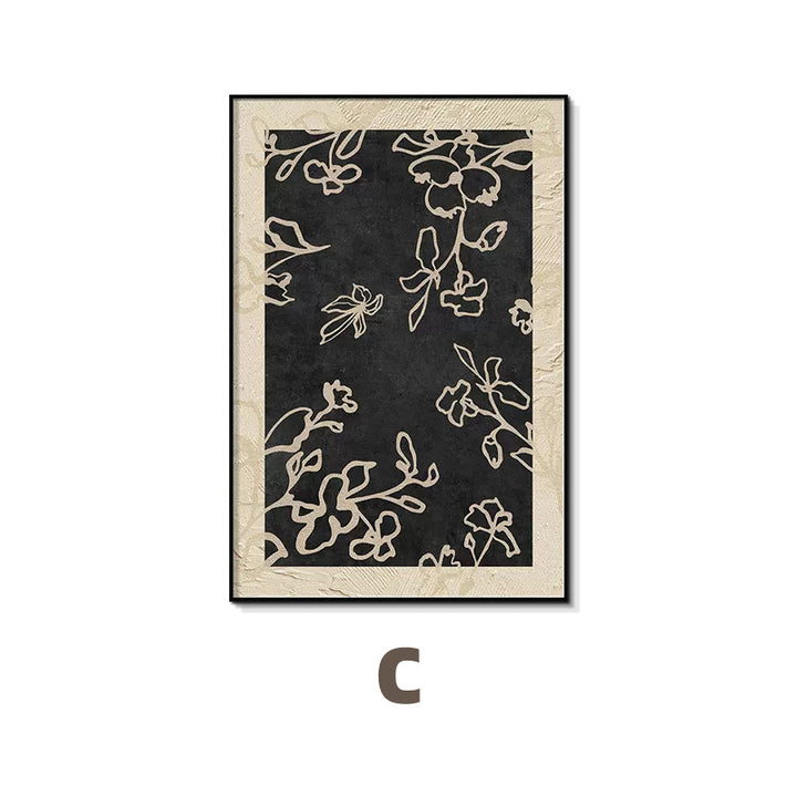Floral Pattern Framed Wall Art