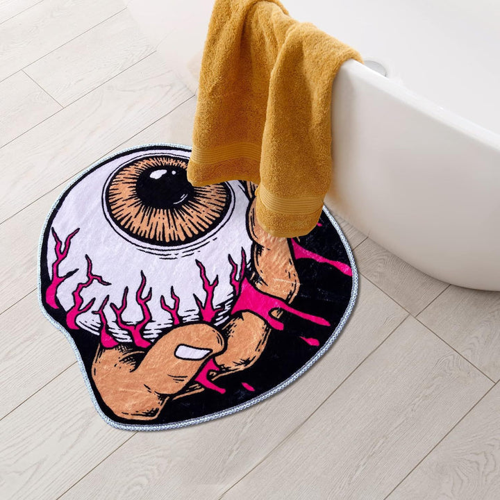 Halloween-Themed Ghost Bath Mat