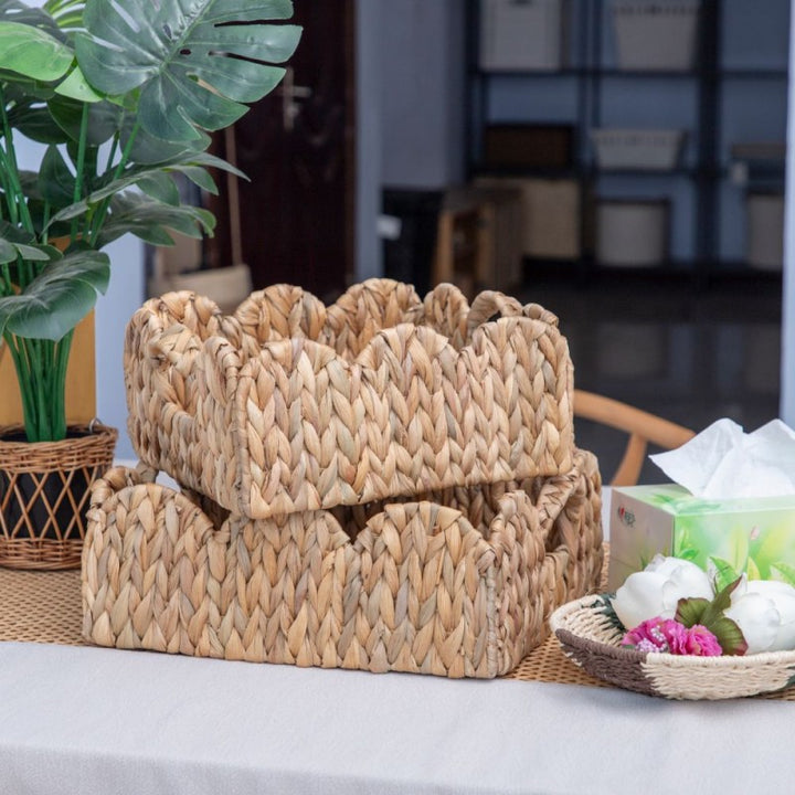 Decorative braided basket