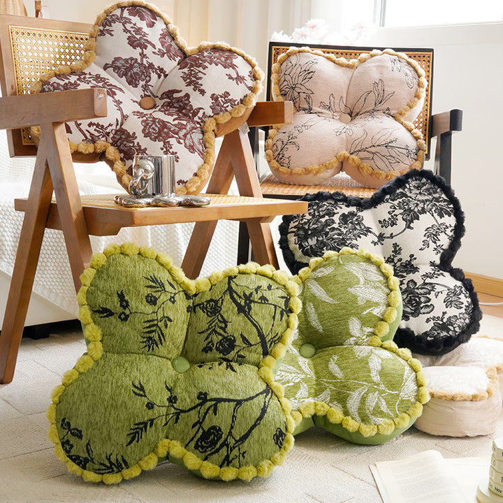 Floral Shaped Decorative Pillow