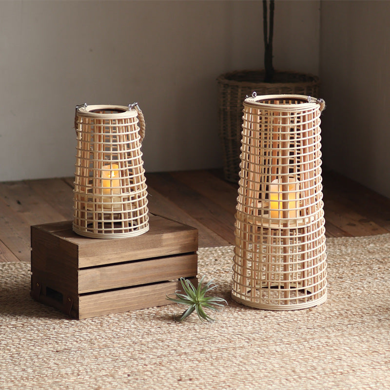 High-quality basket lamp in natural design