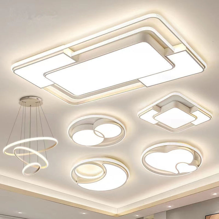 Stylish star-shaped ceiling lamp