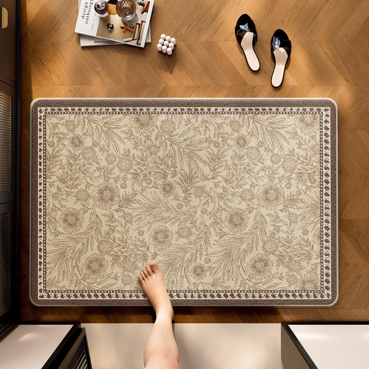 Floral Patterned Area Rug