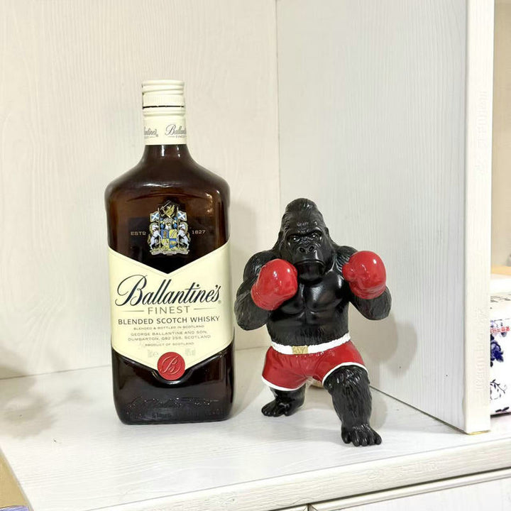 Boxing Gorilla Statue