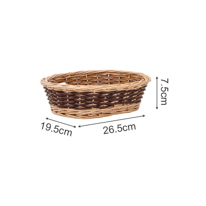 Rustic woven basket