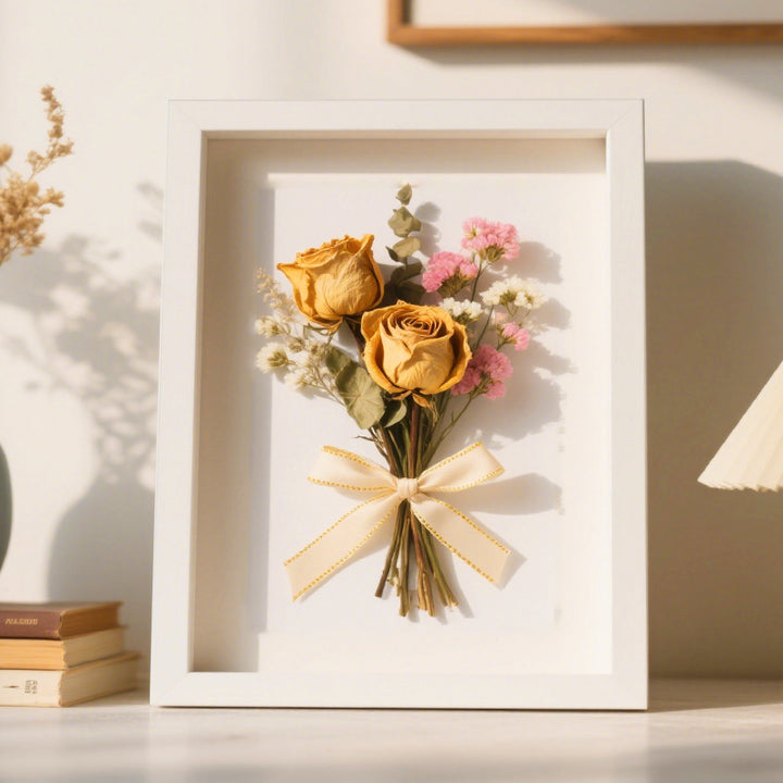 Framed Dried Floral Artwork