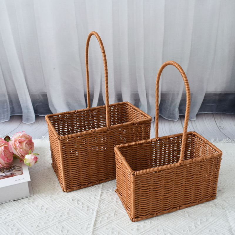 Handcrafted Natural Woven Storage Baskets