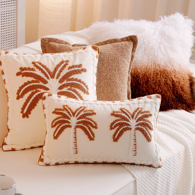 Decorative Palm Tree Accent Pillow