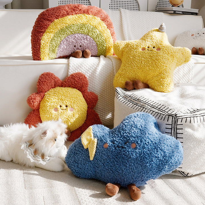 Banana-Shaped Decorative Pillow