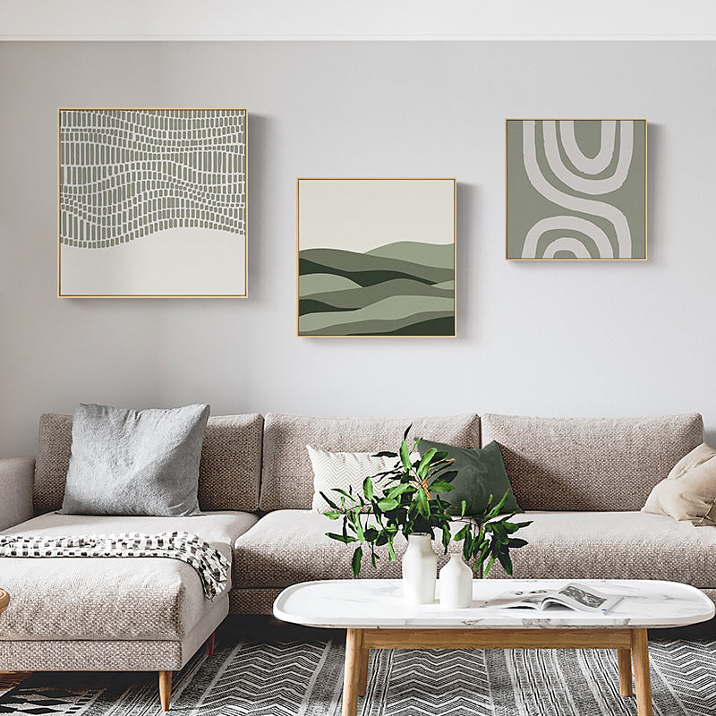 Abstract Wave Design Framed Wall Art