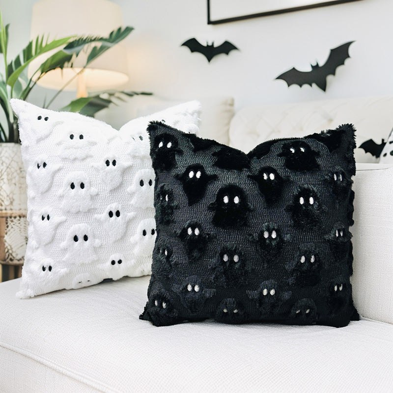 Ghost-Themed Accent Pillow